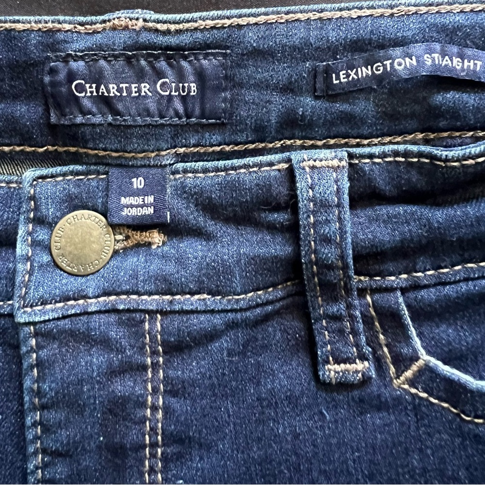 Charter Club Dark Blue Denim Jeans
